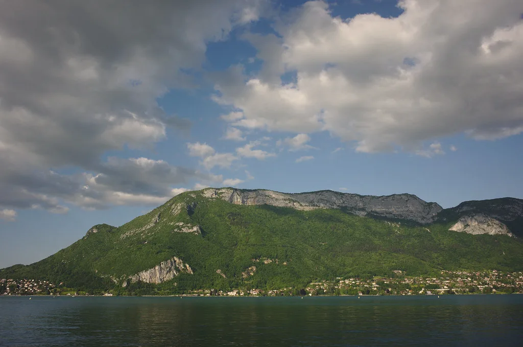 The turquoise water and old-town quays of Annecy, the starting point for the lakeside ferry villages