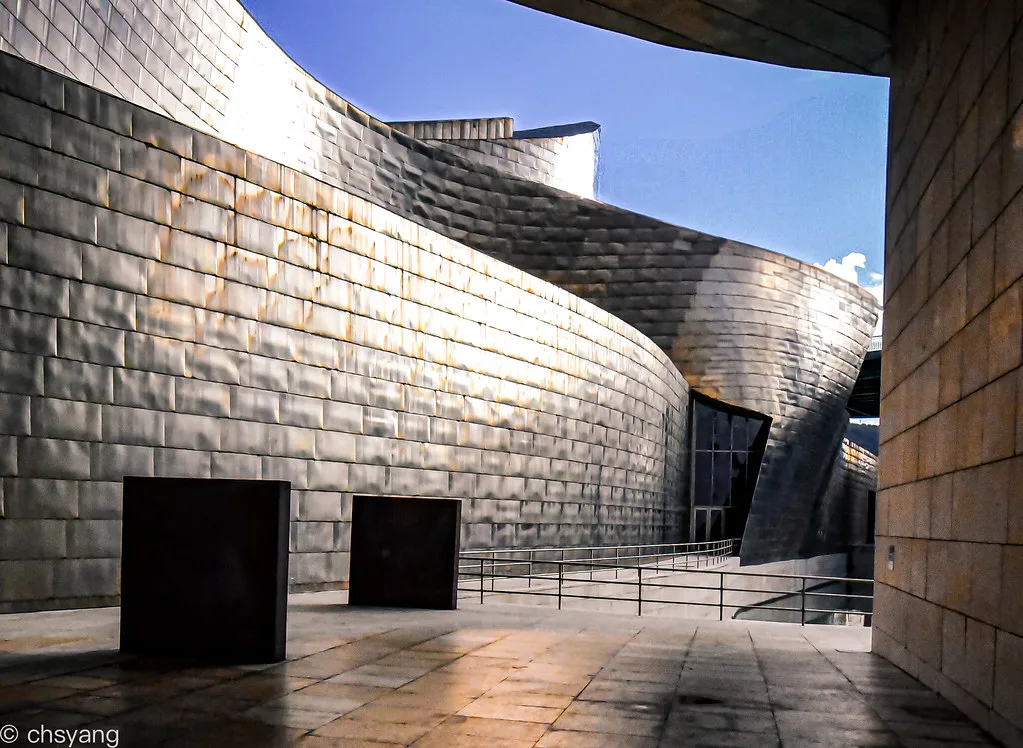 The Guggenheim Museum Bilbao, a short walk from Moyua metro station