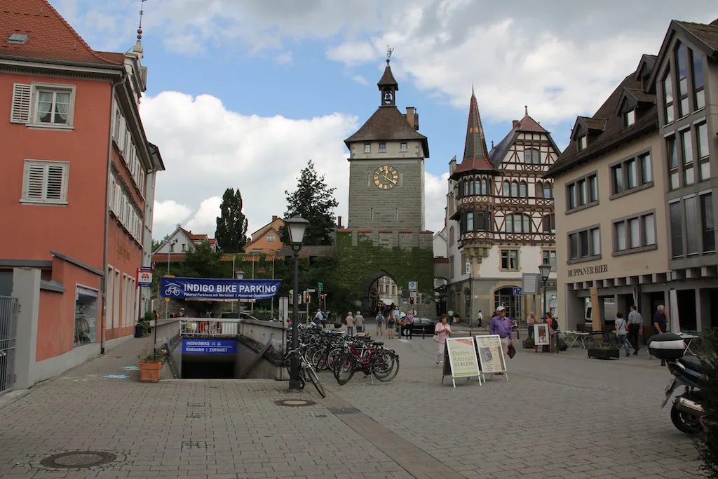 Cycling through Konstanz, a city known for its dedicated bike lanes and the Konrad bike-sharing scheme
