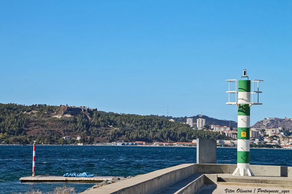 Troia Marina, where the Setubal passenger catamaran docks on the Troia Peninsula