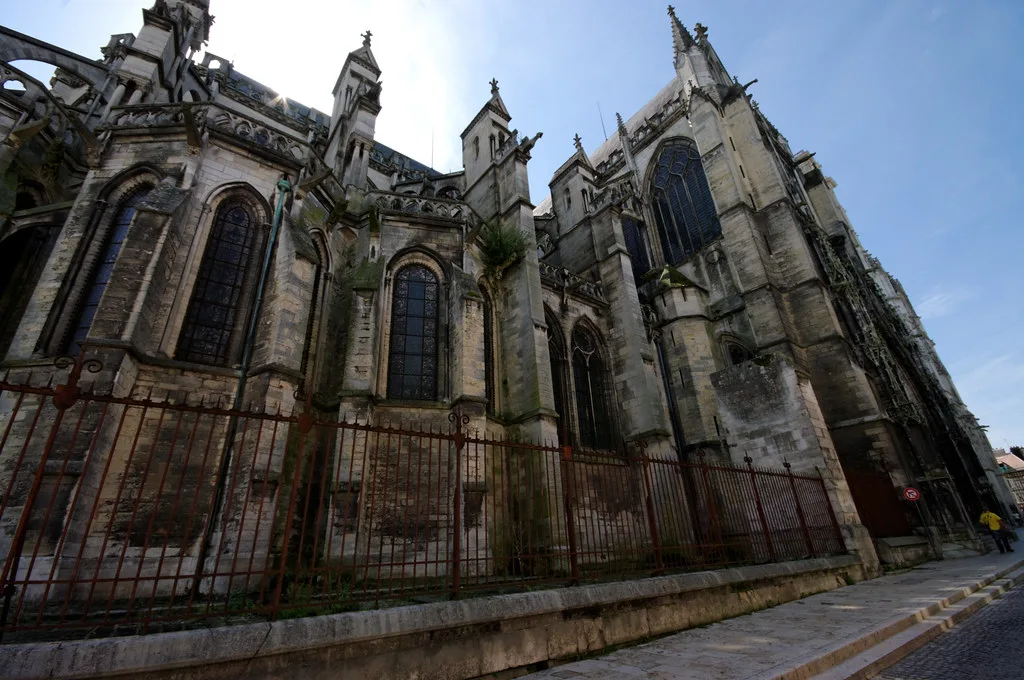 Troyes Cathedral, the landmark the central 3 Seine underground car park sits closest to