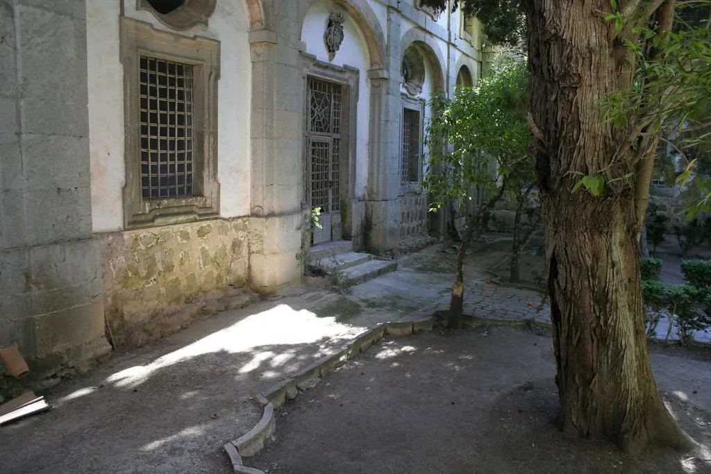 The bell tower and gardens of the Royal Carthusian Monastery of Valldemossa where Chopin spent the winter of 1838
