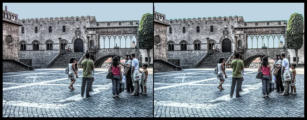 The medieval Palazzo dei Papi and stone streets of Viterbo's historic center